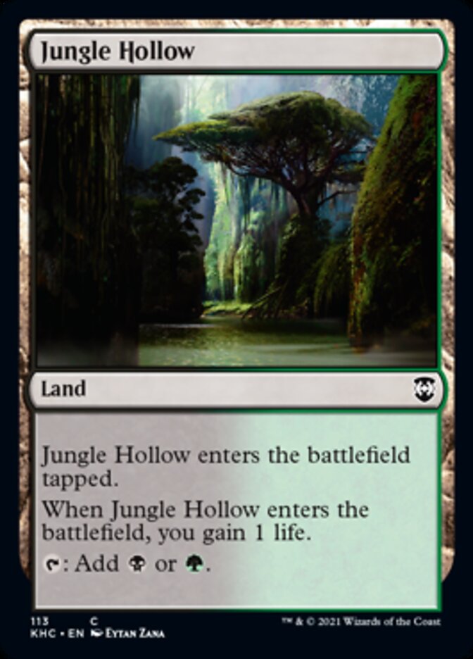 Jungle Hollow [Kaldheim Commander]