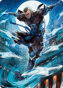 Kaito Shizuki 1 Art Card [Kamigawa: Neon Dynasty Art Series]