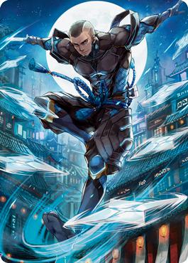 Kaito Shizuki 1 Art Card [Kamigawa: Neon Dynasty Art Series]