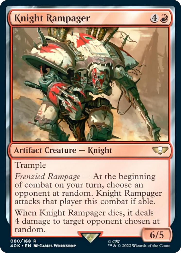 Knight Rampager [Universes Beyond: Warhammer 40,000]