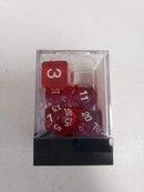 Koplow Polyhedral Transparent Dice Set