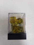 Koplow Polyhedral Transparent Dice Set