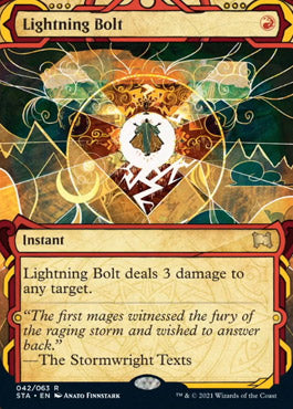 Lightning Bolt (Etched Foil) [Strixhaven Mystical Archive]