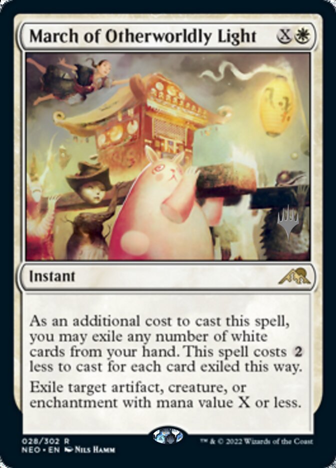 March of Otherworldly Light (Promo Pack) [Kamigawa: Neon Dynasty Promos]