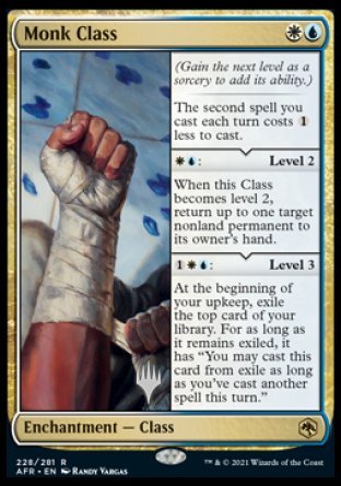 Monk Class (Promo Pack) [Dungeons & Dragons: Adventures in the Forgotten Realms Promos]