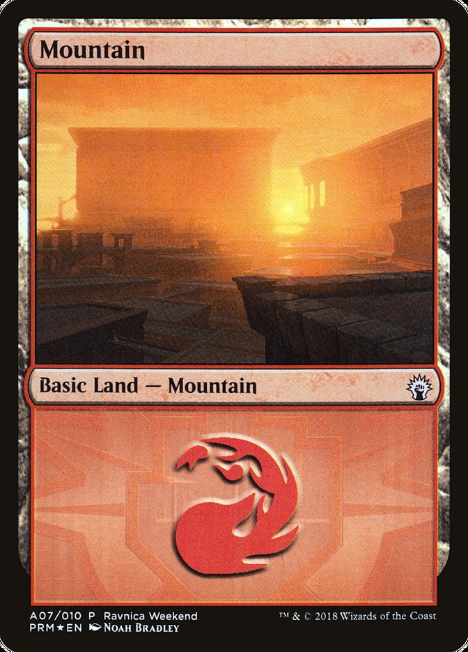Mountain (A07) [Guilds of Ravnica Ravnica Weekend]