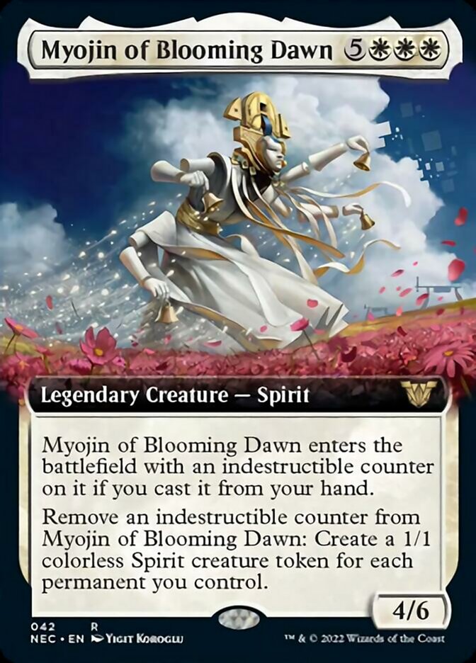 Myojin of Blooming Dawn (Extended) [Kamigawa: Neon Dynasty Commander]