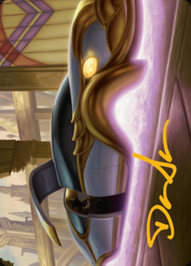Mysterious Limousine Art Card (Gold-Stamped Signature) [Streets of New Capenna Art Series]