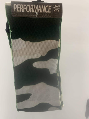 New Milford High School Camo Socks