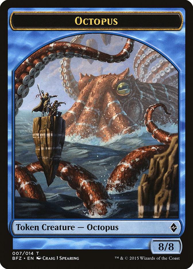 Octopus [Battle for Zendikar Tokens]