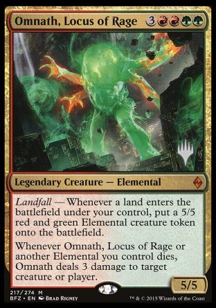 Omnath, Locus of Rage (Promo Pack) [Dungeons & Dragons: Adventures in the Forgotten Realms Promos]
