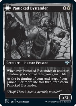 Panicked Bystander // Cackling Culprit [Innistrad: Double Feature]