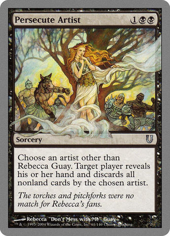 Persecute Artist [Unhinged]