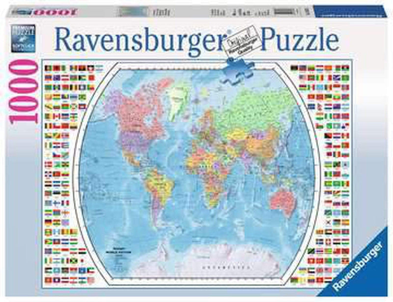 Political World Map Puzzle