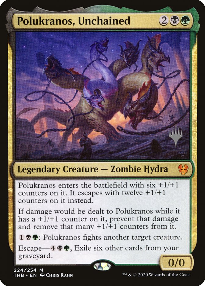 Polukranos, Unchained (Promo Pack) [Theros Beyond Death Promos]