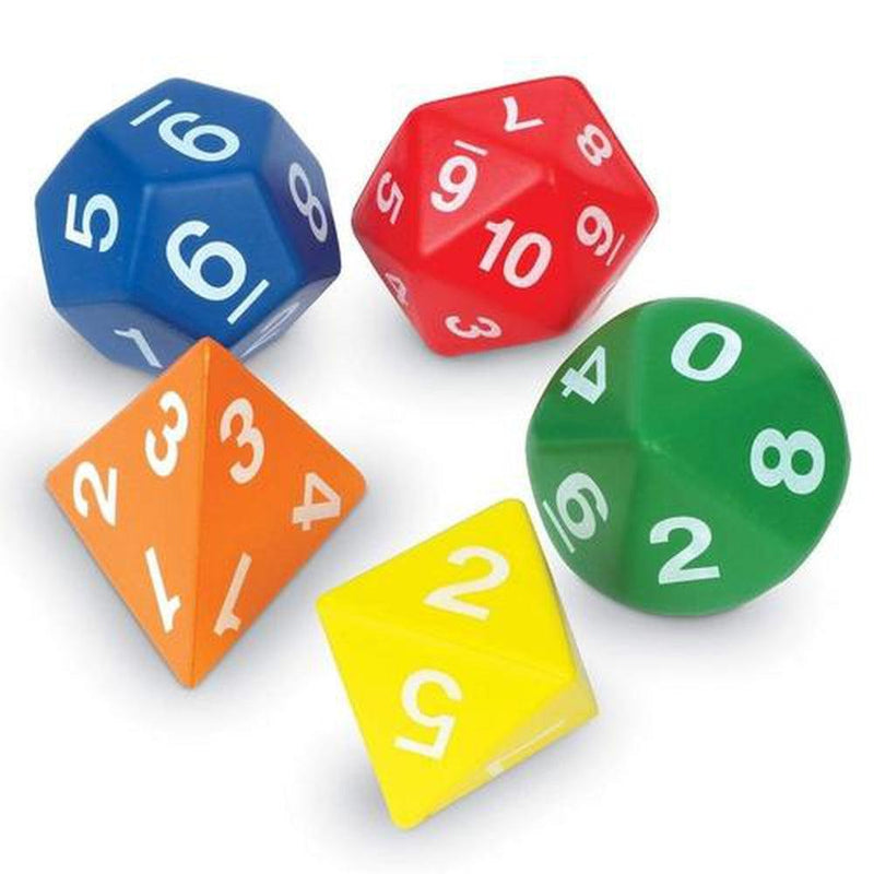 Polyhedral Learners Dice (No D6)