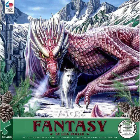 Protector of Magick Puzzle: Dragon and Wolf