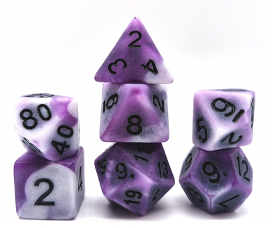 Purple Ancient RPG Dice Set