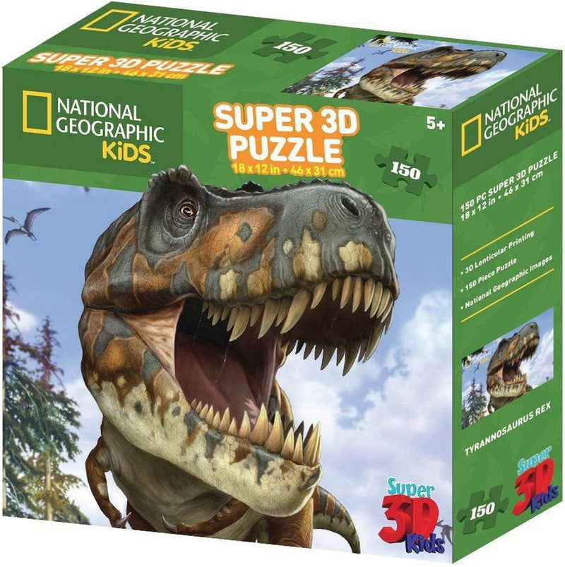 Puzzle: 3D: Nat Geo Kids: T-Rex 150 pc