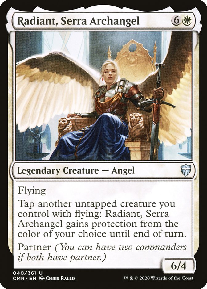 Radiant, Serra Archangel [Commander Legends]