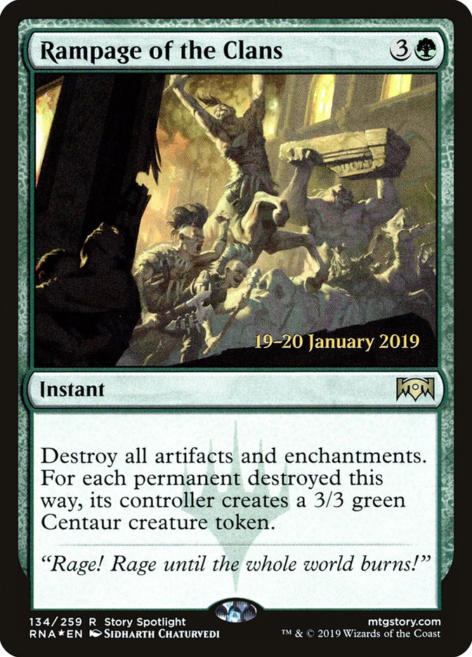 Rampage of the Clans [Ravnica Allegiance Prerelease Promos]