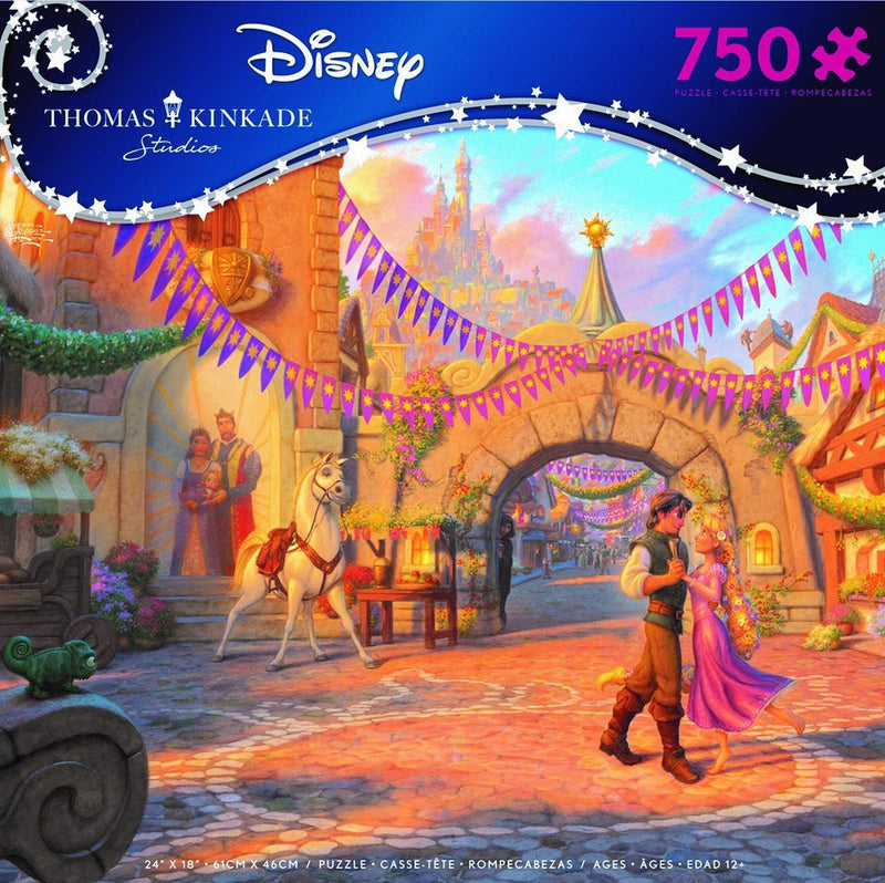 Rapunzel and Eugene Dancing in the Plaza Puzzle
