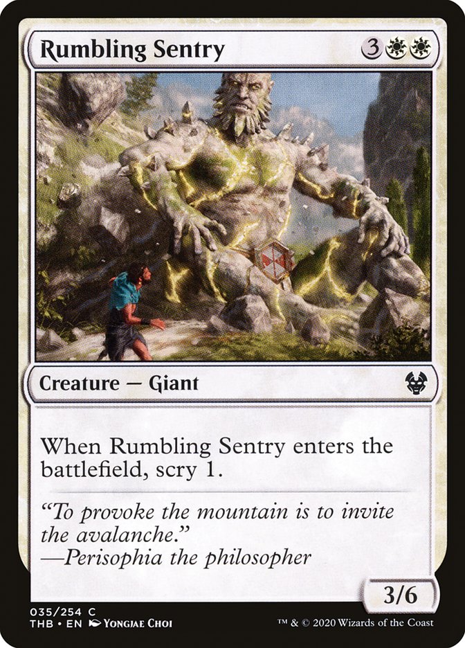 Rumbling Sentry [Theros Beyond Death]