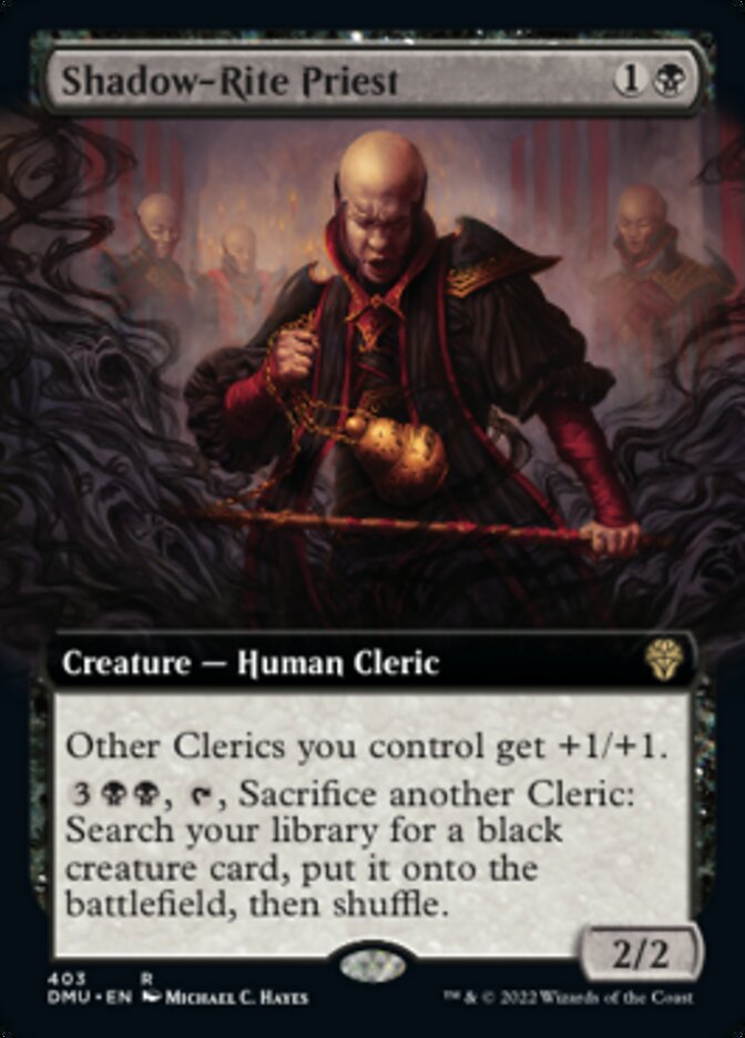 Shadow-Rite Priest (Extended Art) [Dominaria United]