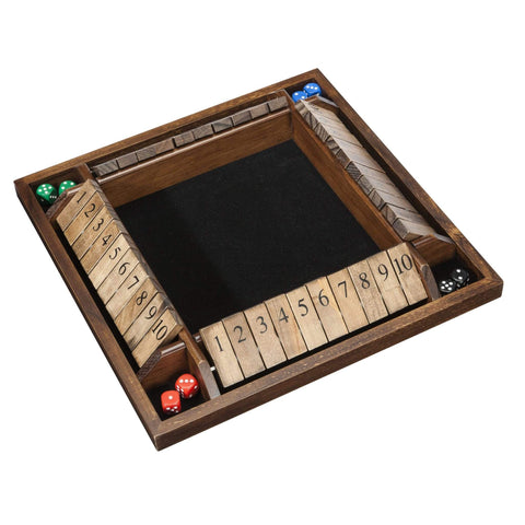 Shut the Box, 4 Player, Wood