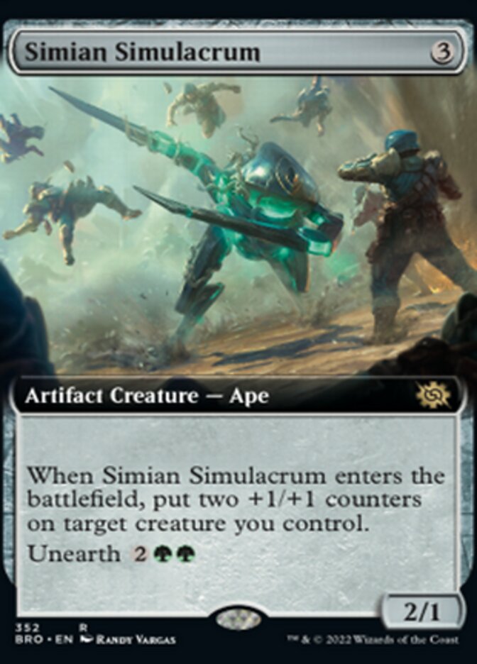 Simian Simulacrum (Extended Art) [The Brothers' War]