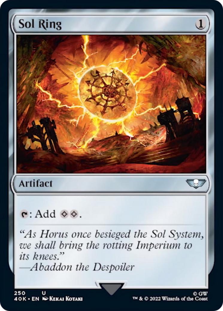 Sol Ring (250) (Surge Foil) [Universes Beyond: Warhammer 40,000]