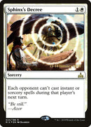 Sphinx's Decree [Rivals of Ixalan Prerelease Promos]
