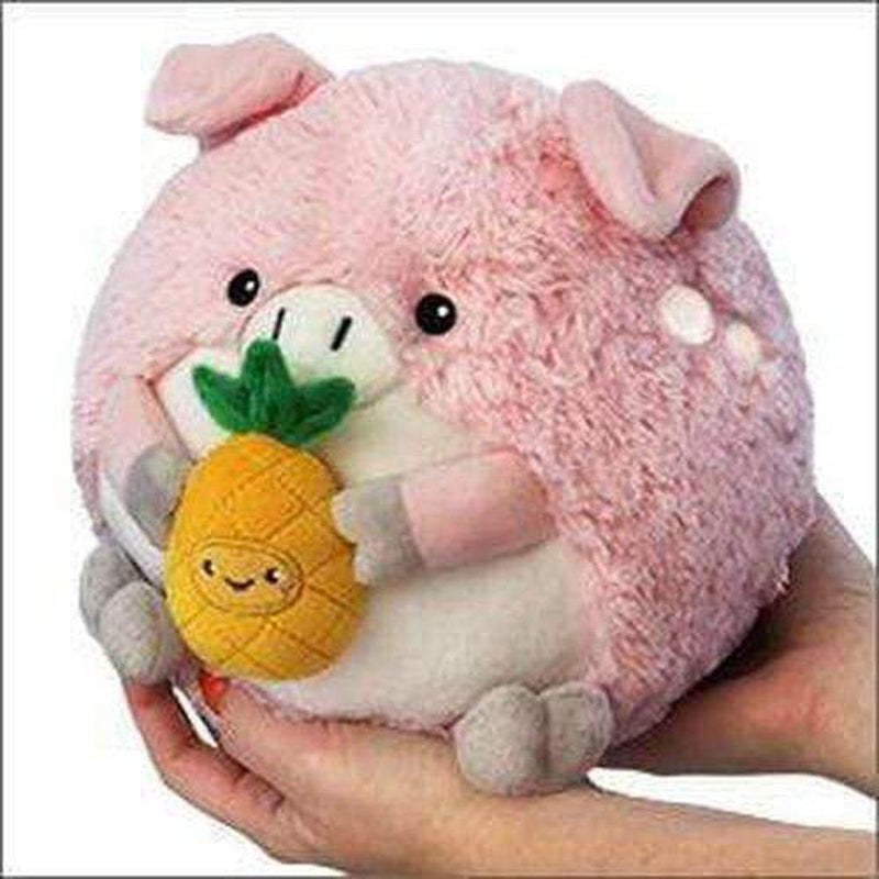 Squishable Pig Holding a Pineapple