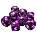 Street Fighter: The Miniatures Game - Purple Shadaloo Dice