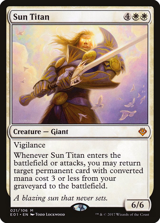 Sun Titan [Archenemy: Nicol Bolas]