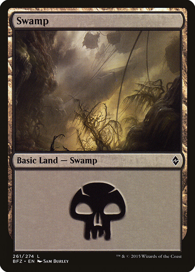 Swamp (261a) [Battle for Zendikar]