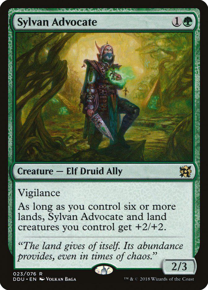 Sylvan Advocate [Duel Decks: Elves vs. Inventors]