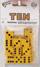 TEN Pack of Dice