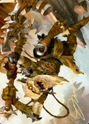 Teeterpeak Ambusher Art Card (Gold-Stamped Signature) [Zendikar Rising Art Series]