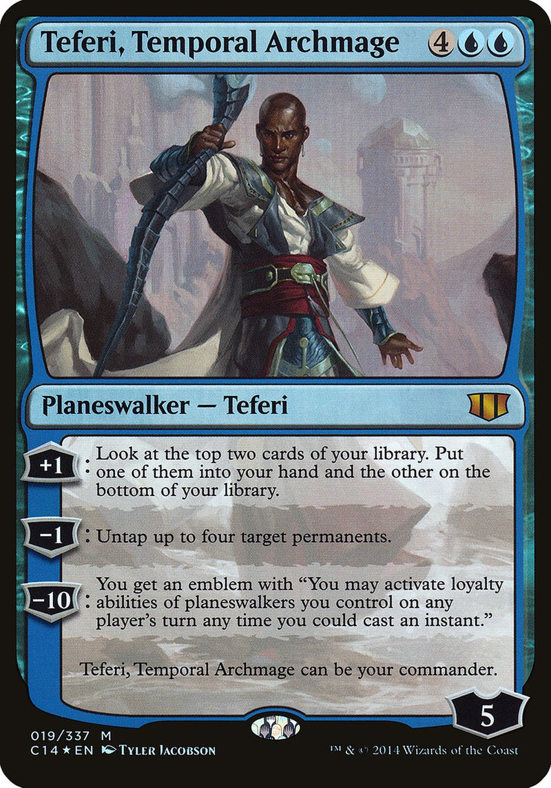 Teferi, Temporal Archmage (Oversized) [Commander 2014 Oversized]