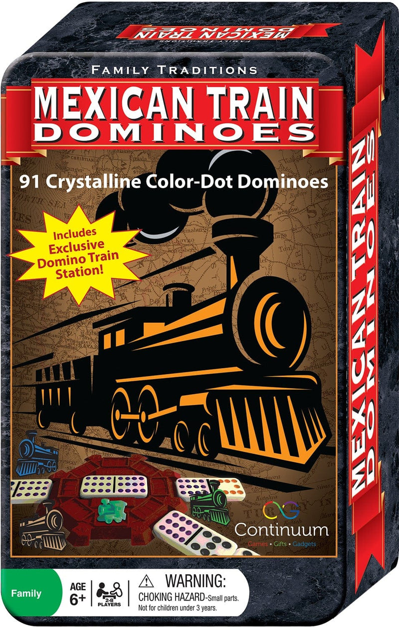 Traditions Mexican Train Dominos Tin