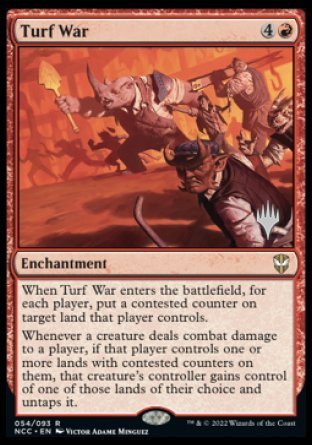 Turf War (Promo Pack) [Streets of New Capenna Commander Promos]