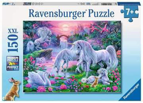 Unicorns in the Sunset Glow Puzzle