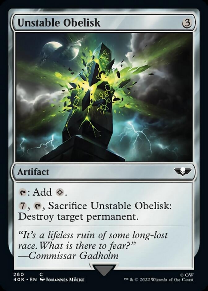 Unstable Obelisk [Universes Beyond: Warhammer 40,000]