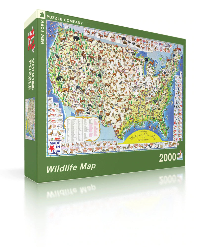 Wildlife Map Puzzle