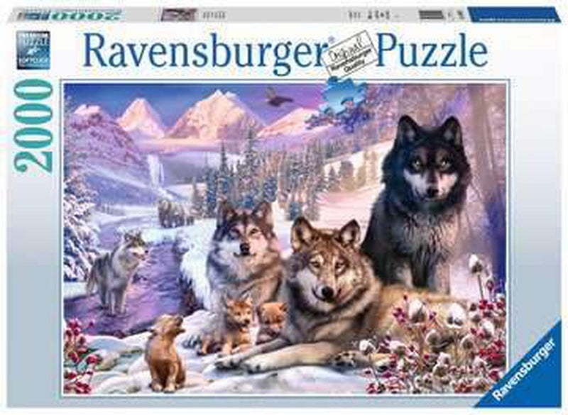 Wolves in the Snow Puzzle