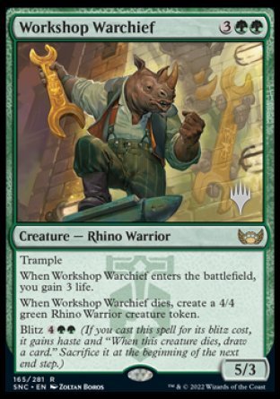 Workshop Warchief (Promo Pack) [Streets of New Capenna Promos]