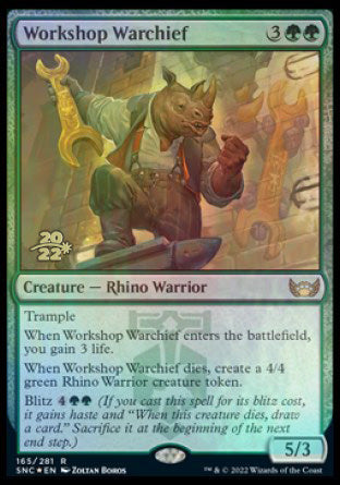 Workshop Warchief [Streets of New Capenna Prerelease Promos]