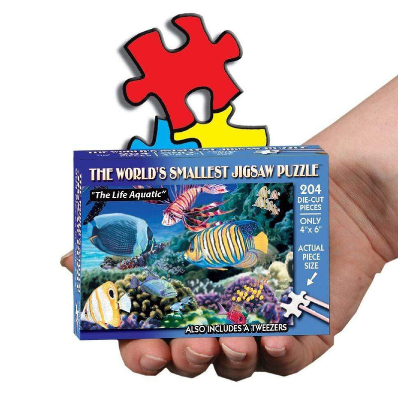 World's Smallest Jigsaw Puzzle: Aquatic Life