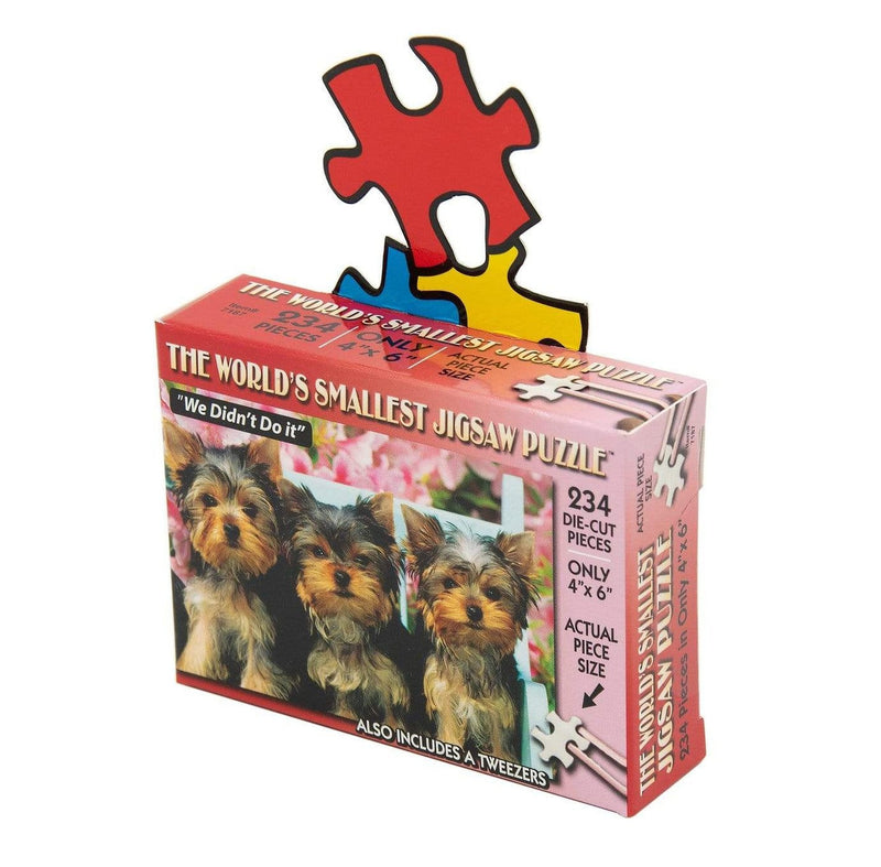 World's Smallest Jigsaw Puzzle: We Didn't Do It